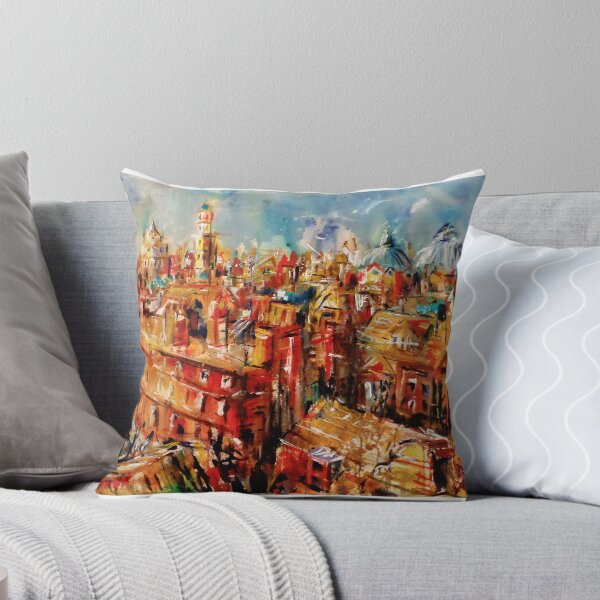 Item preview, Kensington and Chelsea View from Peter Jones , London , Acrylic on Canvas designed and sold by Luke Bailey.