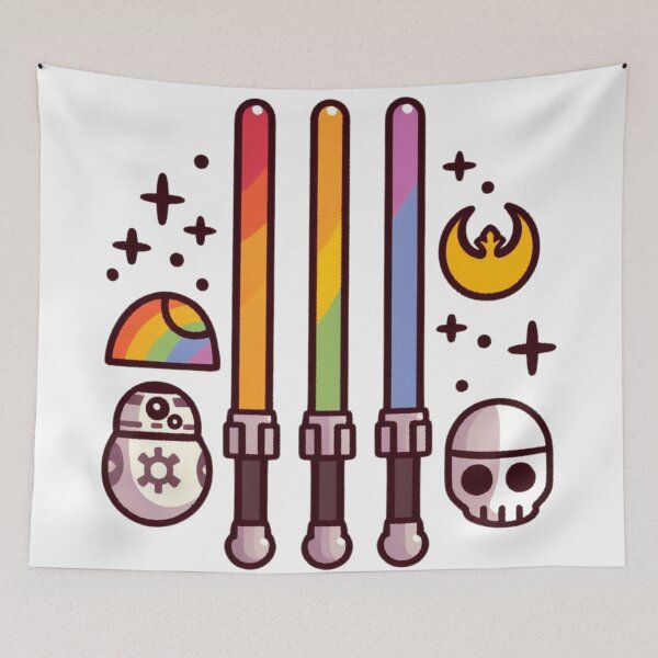 Item preview, Lightsabers rainbow designed and sold by tipitoes.