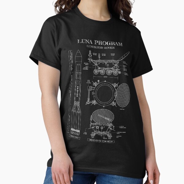 Item preview, Luna 17 Mission. Lunokhod Rover (White Stencil - No Background. Vertical) designed and sold by BGALAXY.