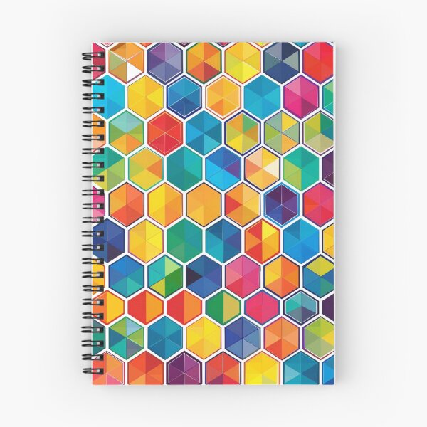 Item preview, Colorful Hexagonal Mosaic Art Pattern designed and sold by palmyst.