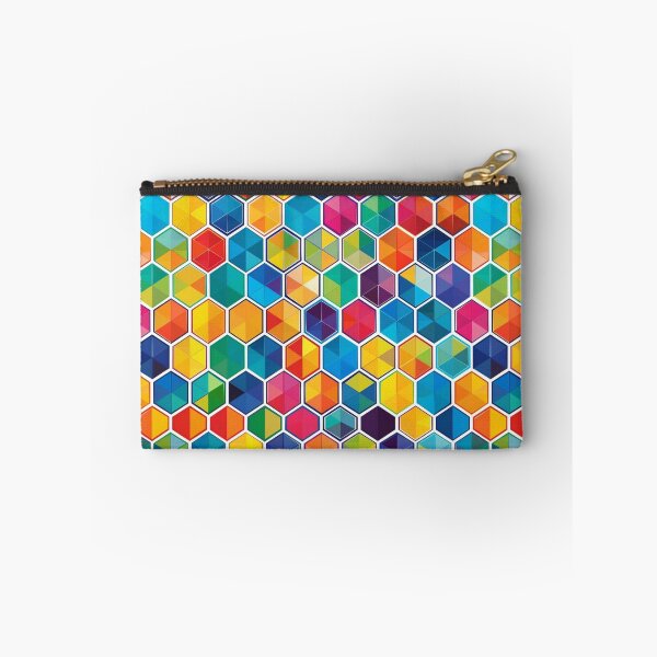 Item preview, Colorful Hexagonal Mosaic Art Pattern designed and sold by palmyst.