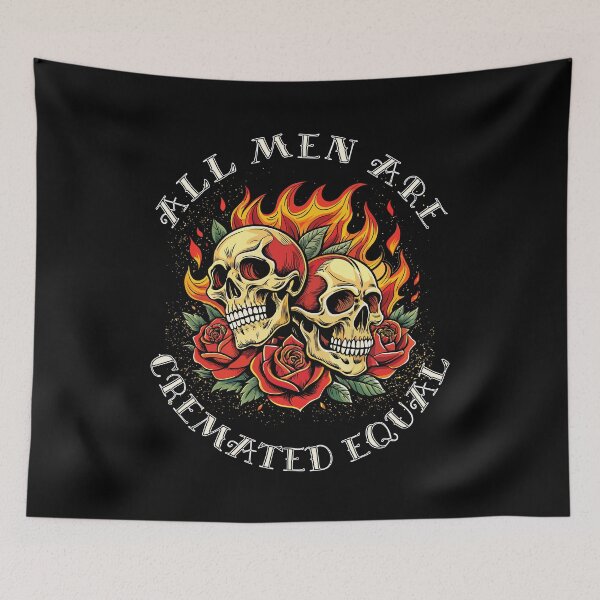 Item preview, All men are cremated equal designed and sold by onemoremask.
