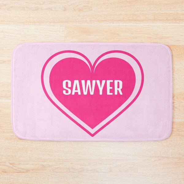 Item preview, Sawyer Girl Name Pink designed and sold by Monika Howarth.