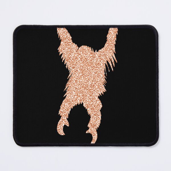 Item preview, Gold glitter orangutan hanging on tight designed and sold by 1DaisyChainLane.