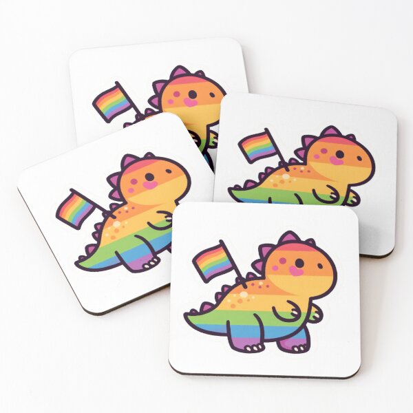 Item preview, Rainbow dinosaur designed and sold by tipitoes.