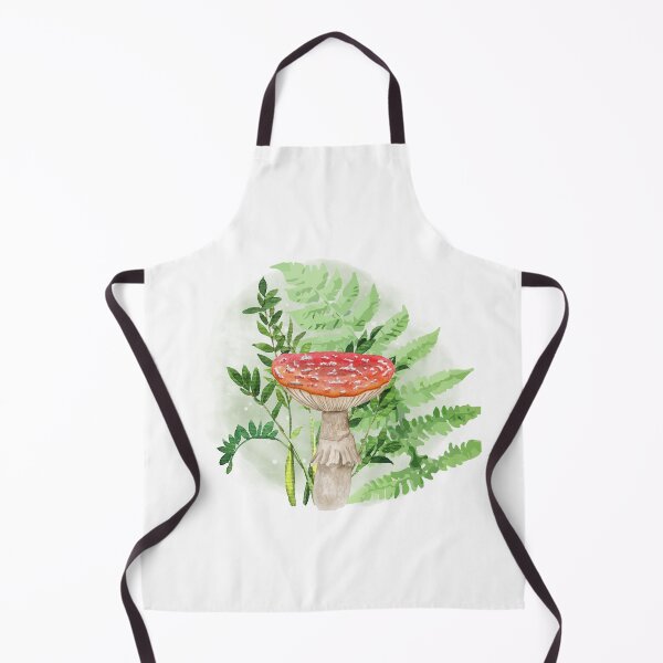 Item preview, Fly Agaric Amanita Muscaria toadstool and Forest Fern designed and sold by WildWoodlandWitch.