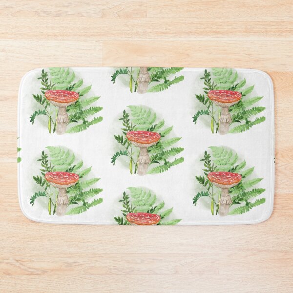 Item preview, Fly Agaric Amanita Muscaria toadstool and Forest Fern designed and sold by WildWoodlandWitch.