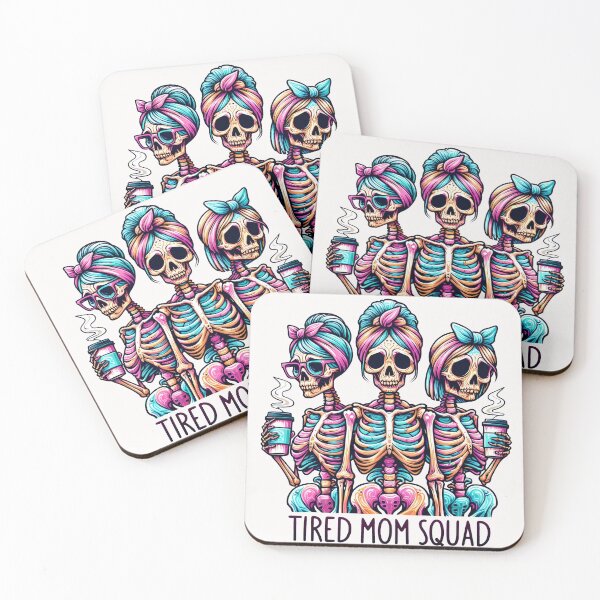 Artikelvorschau, Tired Mom Squad Immer müde Mama entworfen und verkauft von PrntqTreasures.