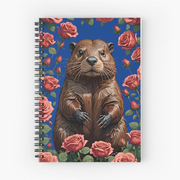 Item preview, A Beaver Surrounded By New York Roses 1 designed and sold by taiche.