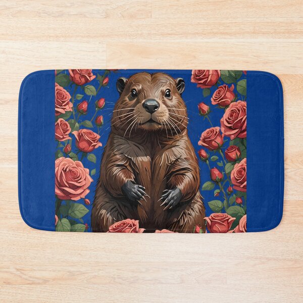 Item preview, A Beaver Surrounded By New York Roses 1 designed and sold by taiche.