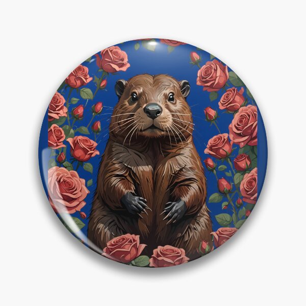 Item preview, A Beaver Surrounded By New York Roses 1 designed and sold by taiche.