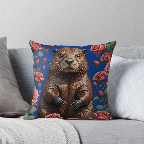 Item preview, A Beaver Surrounded By New York Roses 1 designed and sold by taiche.