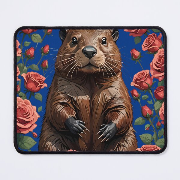 Item preview, A Beaver Surrounded By New York Roses 1 designed and sold by taiche.