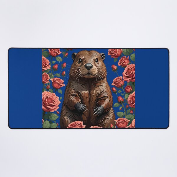 Item preview, A Beaver Surrounded By New York Roses 1 designed and sold by taiche.