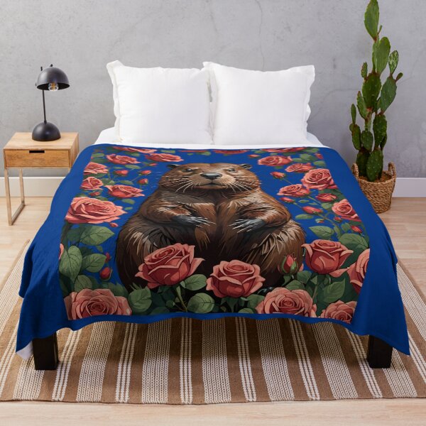 Item preview, A Beaver Surrounded By New York Roses 1 designed and sold by taiche.