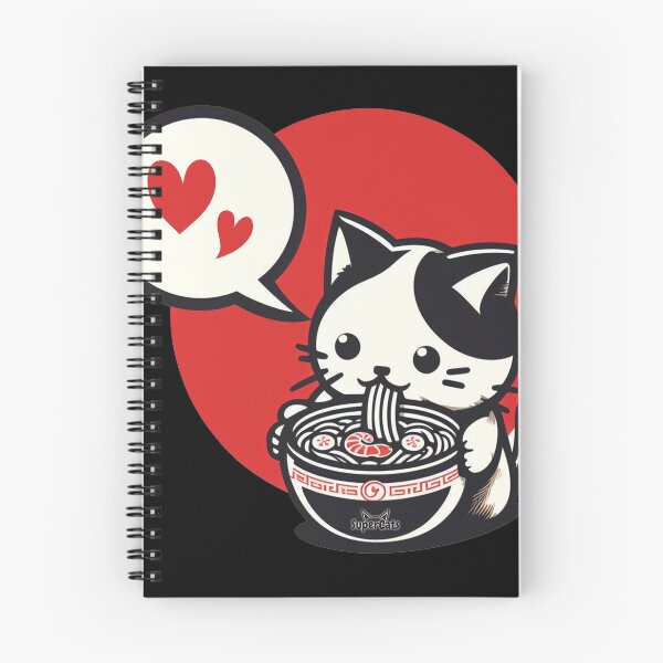 Item preview, Ramen lover cat designed and sold by Superponey.