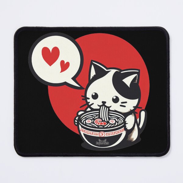 Item preview, Ramen lover cat designed and sold by Superponey.