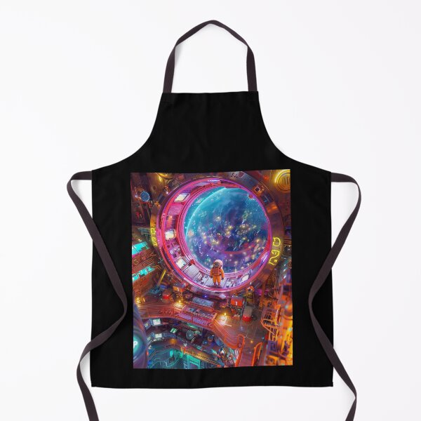 Item preview, Astronaut Observing Earth from Space Station Window designed and sold by palmyst.