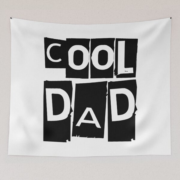 Item preview, Cool Dad Black and White Typography designed and sold by URSparklingShop.