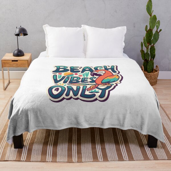 Item preview, Tropical Parrot Surfboard - Beach Vibes Only designed and sold by NiftyWrx.