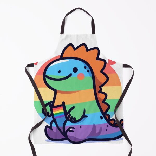 Item preview, Rainbow dinosaur designed and sold by tipitoes.