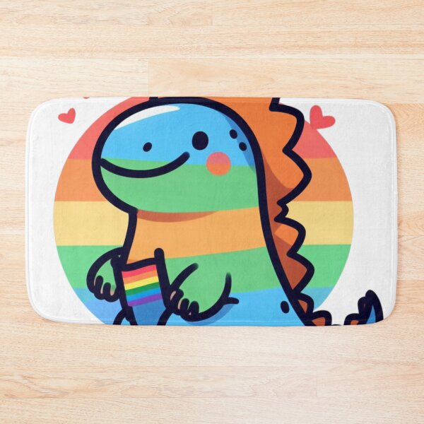 Item preview, Rainbow dinosaur designed and sold by tipitoes.