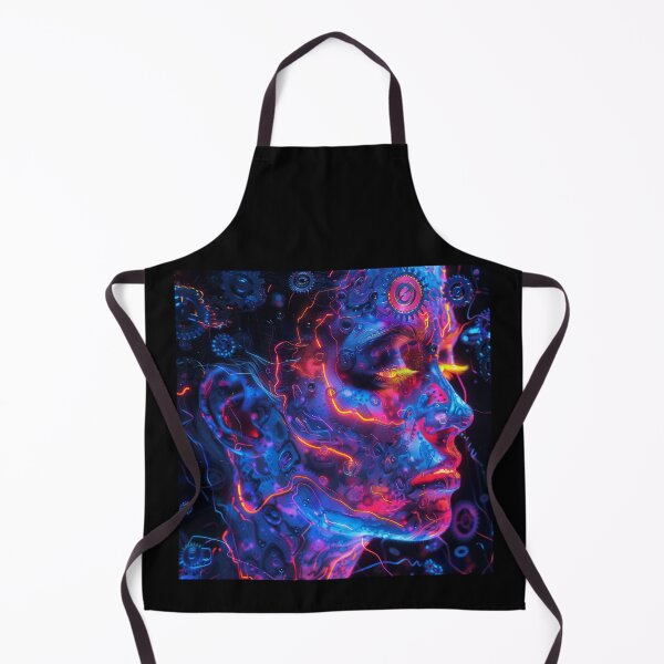 Item preview, Futuristic Cybernetic Human with Neon Elements designed and sold by palmyst.