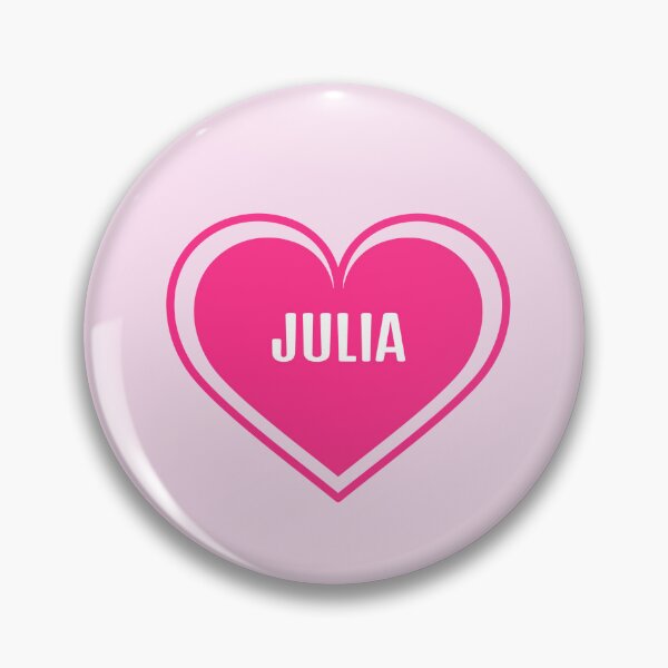 Item preview, Julia Girl Name Pink designed and sold by Monika Howarth.