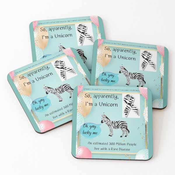 Item preview, Rare Disease Unicorn Snark designed and sold by Project Remission, LLC.