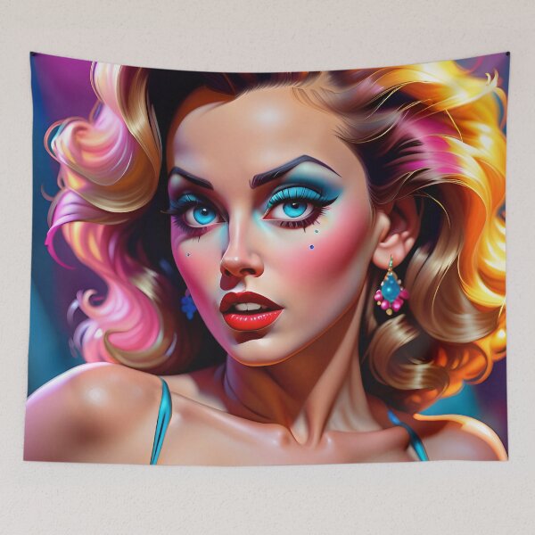 Item preview, Cute Vegas Burlesque Dancer Showgirl designed and sold by TheArtOfPat.