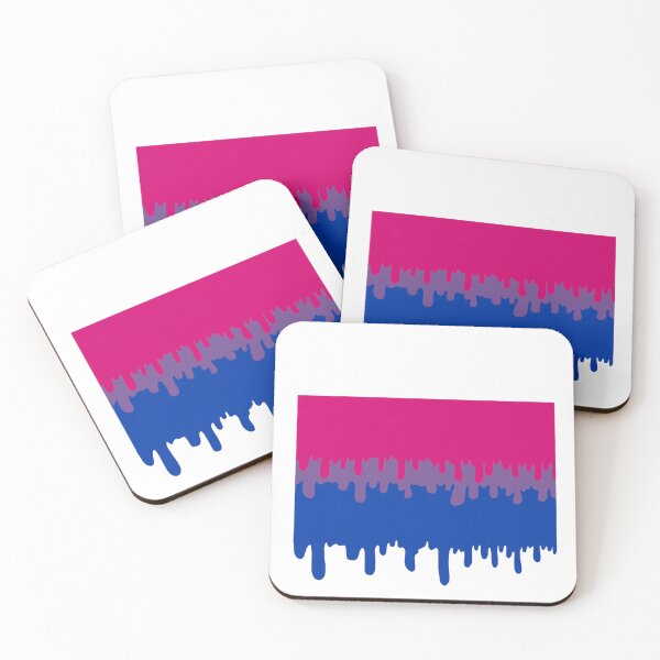 Item preview, Melting Bisexual Flag designed and sold by A4R0NN.