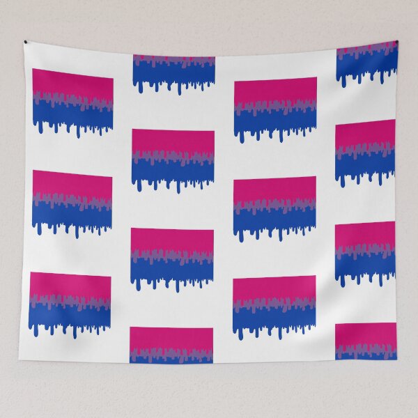 Item preview, Melting Bisexual Flag designed and sold by A4R0NN.
