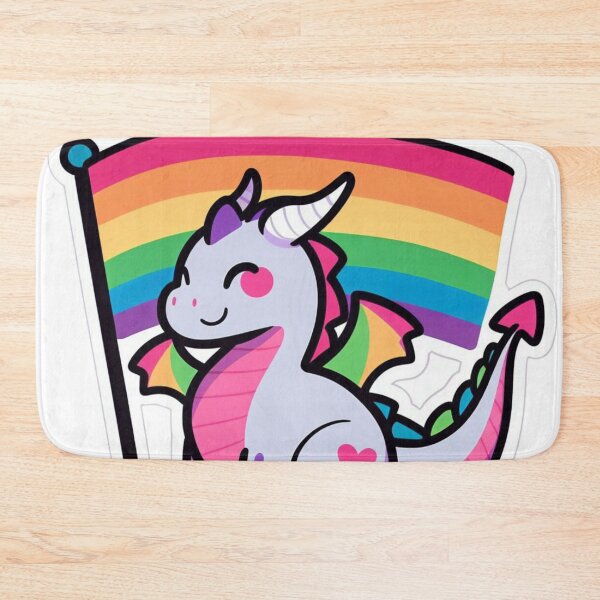 Item preview, Lgbt rainbow dragon  designed and sold by tipitoes.