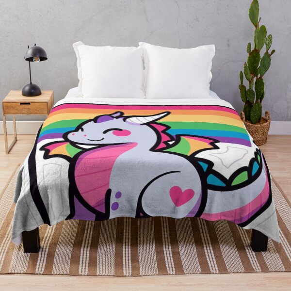 Item preview, Lgbt rainbow dragon designed and sold by tipitoes.