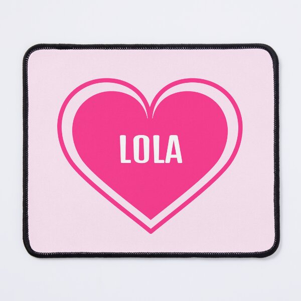 Item preview, Lola Girl Name Pink designed and sold by Monika Howarth.