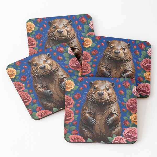 Item preview, A Beaver Surrounded By New York Roses 2 designed and sold by taiche.
