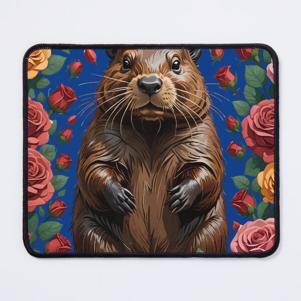 Item preview, A Beaver Surrounded By New York Roses 2 designed and sold by taiche.
