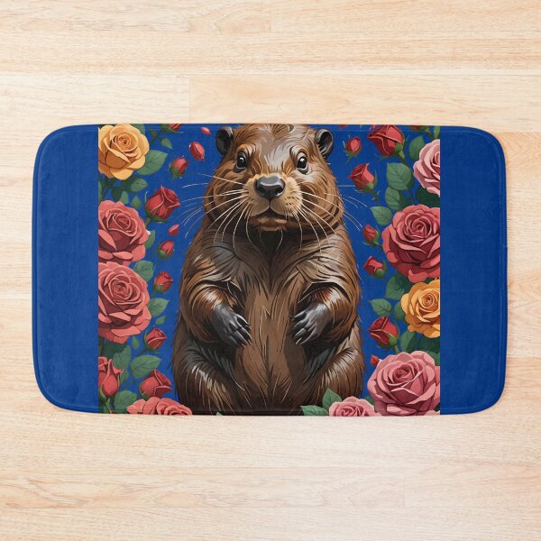 Item preview, A Beaver Surrounded By New York Roses 2 designed and sold by taiche.