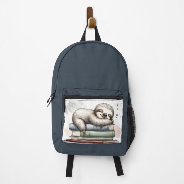 Item preview, Sleepy Sloth on Stack of Books designed and sold by LuminShadowArt.