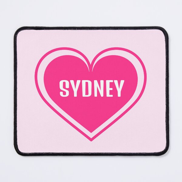 Item preview, Sydney Girl Name Pink designed and sold by Artbymonika.