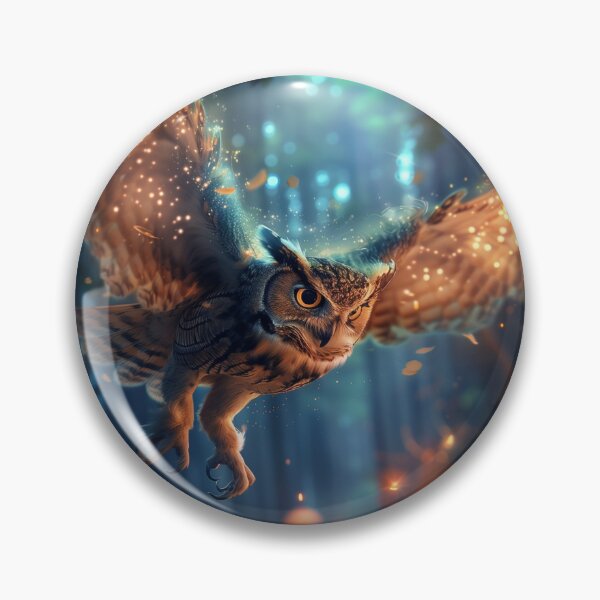 Item preview, Detective Owl with Magnifying Glass, Noir Style designed and sold by palmyst.