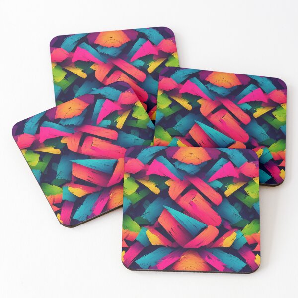 Item preview, Neon Bright Pattern designed and sold by Pokemondundee.
