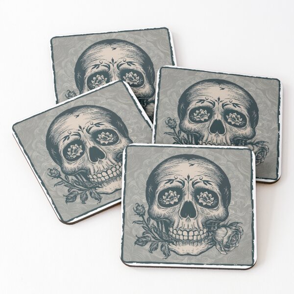 Item preview, Rose Skull designed and sold by Angry Swan Designs.