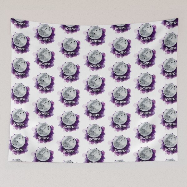 Item preview, Scorpio Star Sign Astrology Full Moon designed and sold by WildWoodlandWitch.
