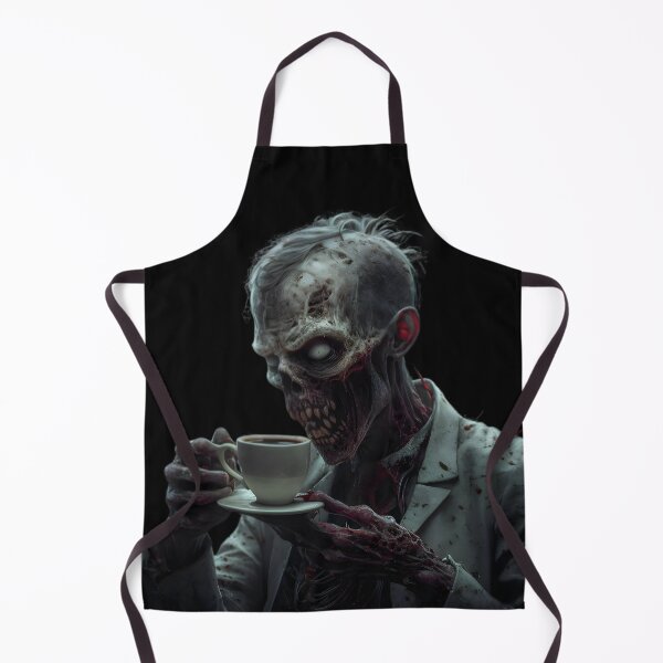 Artikelvorschau, Zombie mit Kaffee entworfen und verkauft von Haunting Visions.