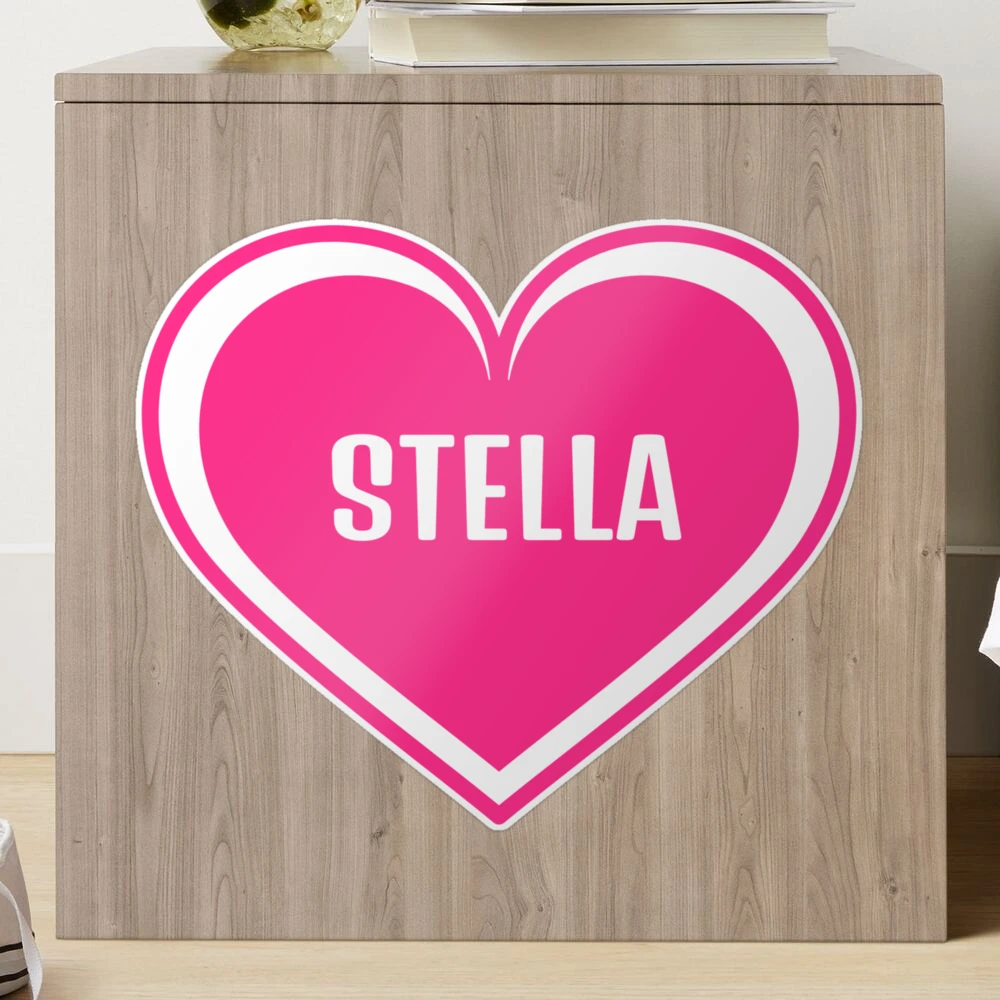 Stella Girl Name Pink