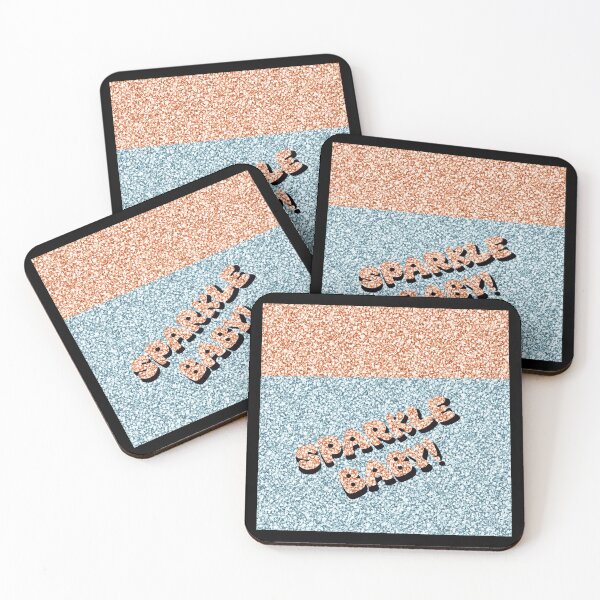 Artikelvorschau, Sparkle Baby! In Gold und Blau Glitter entworfen und verkauft von 1DaisyChainLane.