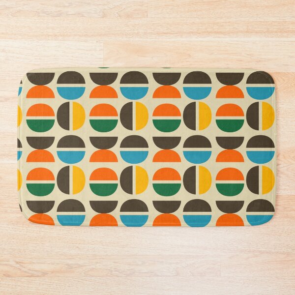Item preview, Half Moon Circle Mid Mod Beige designed and sold by susycosta.