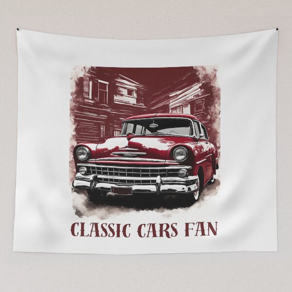 Item preview, Classic Cars Fan designed and sold by Tininai.