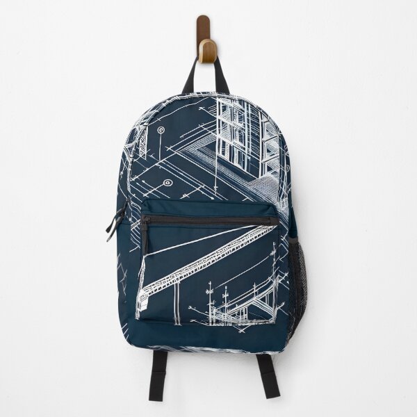 Item preview, Architectural Blueprint Art | Digital Construction Design | Engineering Blueprints | Modern Building Plans designed and sold by PandaTShirtShop.